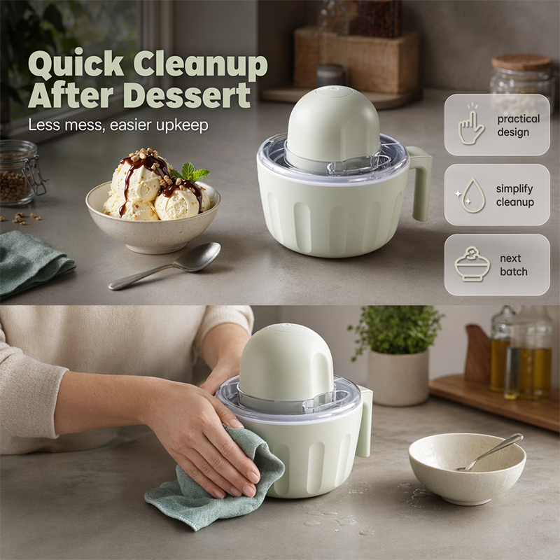 🍦Automatic Ice Cream Maker — Creamy Homemade Frozen Treats for Families