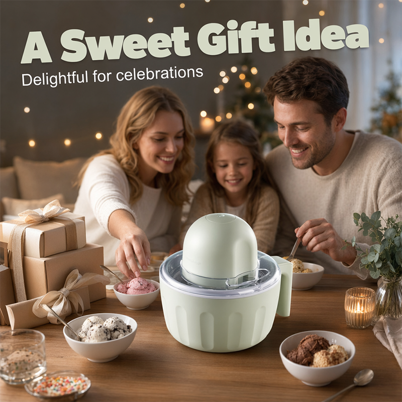 🍦Automatic Ice Cream Maker — Creamy Homemade Frozen Treats for Families