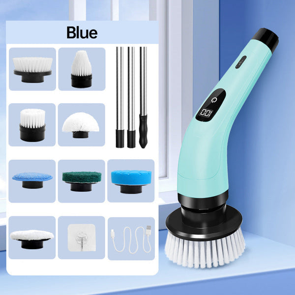 ⚡️8-in-1 Electric Cleaning Brush — 8 Heads, 2 Speeds, Rechargeable