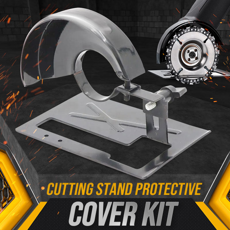 Angle Grinder Cutting Stand — Adjustable Depth & Angle Protective Base