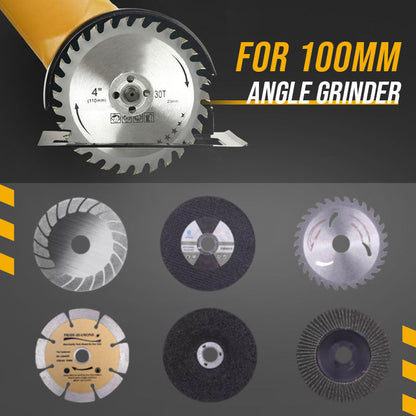 Angle Grinder Cutting Stand — Adjustable Depth & Angle Protective Base