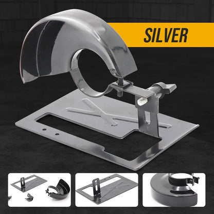 Angle Grinder Cutting Stand — Adjustable Depth & Angle Protective Base