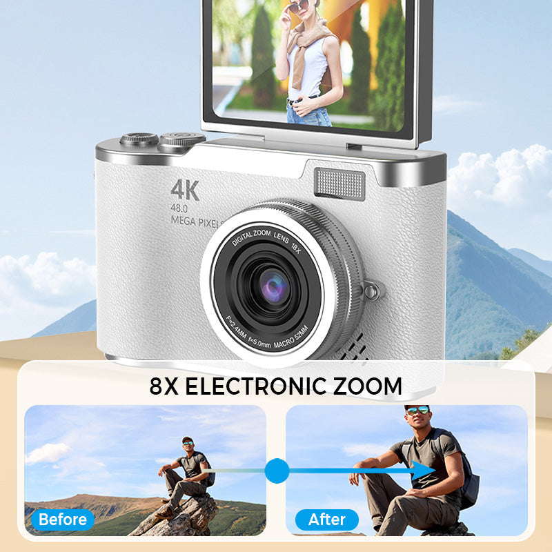 📸 Flip-Screen Digital Camera – Compact 1080P Camera for Selfies, Travel & Vlogging