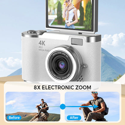 📸 Flip-Screen Digital Camera – Compact 1080P Camera for Selfies, Travel & Vlogging