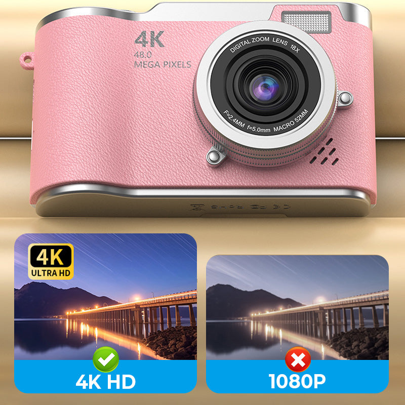 📸 Flip-Screen Digital Camera – Compact 1080P Camera for Selfies, Travel & Vlogging