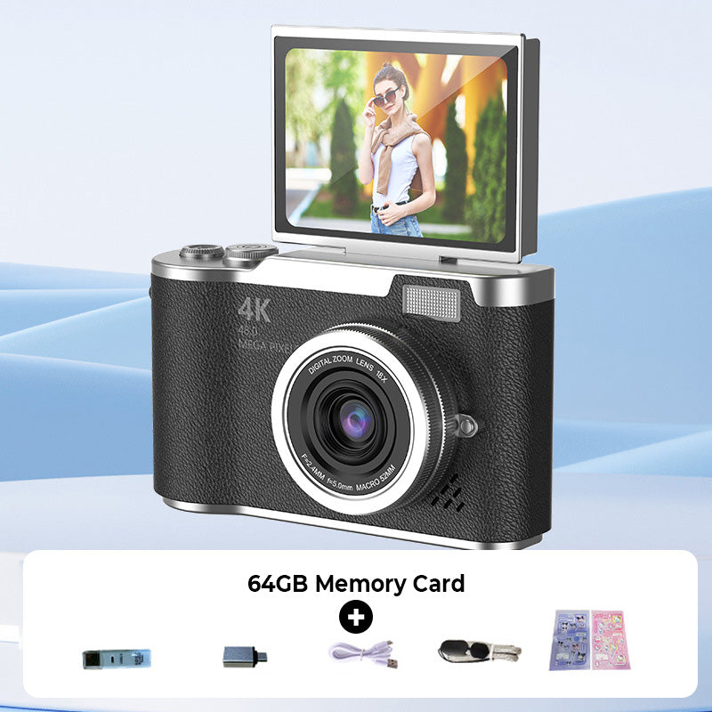 📸 Flip-Screen Digital Camera – Compact 1080P Camera for Selfies, Travel & Vlogging