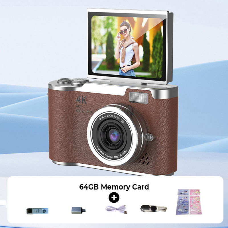 📸 Flip-Screen Digital Camera – Compact 1080P Camera for Selfies, Travel & Vlogging