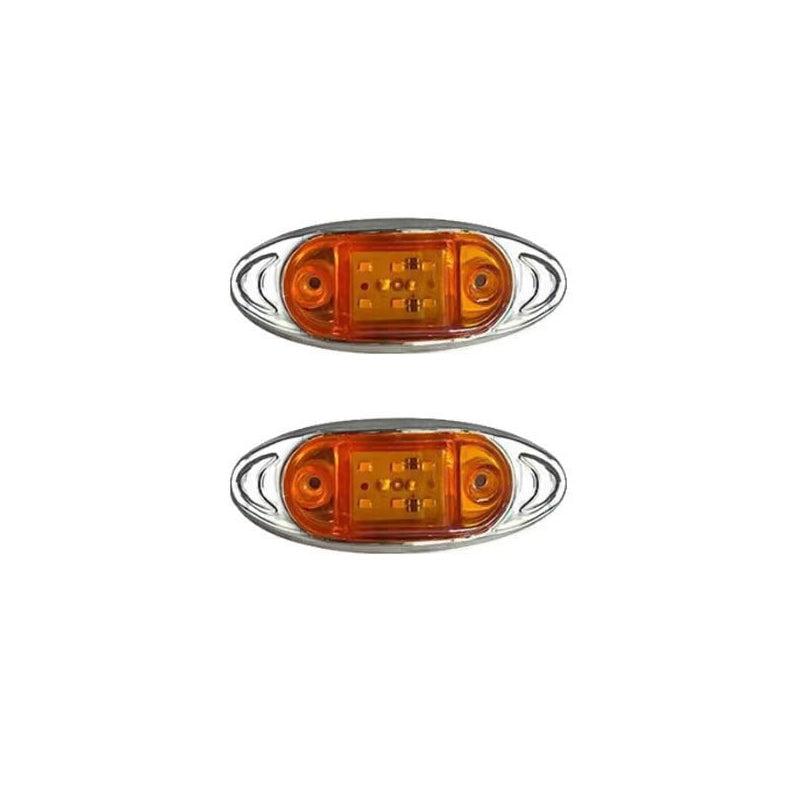 🚗2PCS LED Side Marker Lights – Make Your Truck or Trailer Easier to Spot