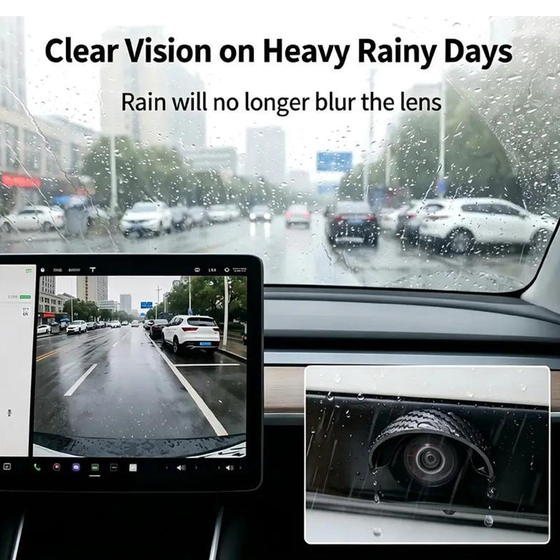 🌧 See More Clearly in the Rain – Flexible Backup Camera Rain Shield