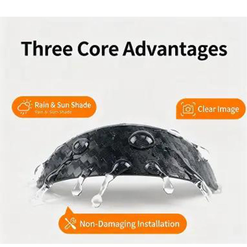 🌧 See More Clearly in the Rain – Flexible Backup Camera Rain Shield