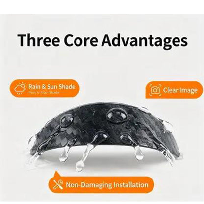 🌧 See More Clearly in the Rain – Flexible Backup Camera Rain Shield