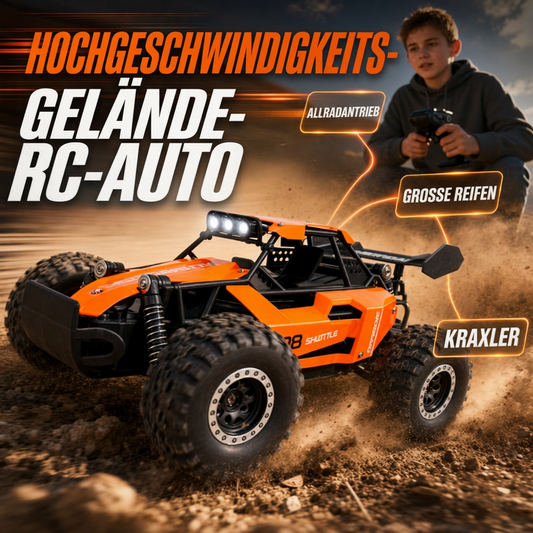 4WD Off-Road RC Car – Built For Dirt, Gravel & Backyard Fun